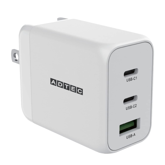 Power DeliveryΉ GaN AC[d/65W/USB Type-A 1|[g Type-C 2|[g/zCgyAPD-V065AC2-WHz AhebN