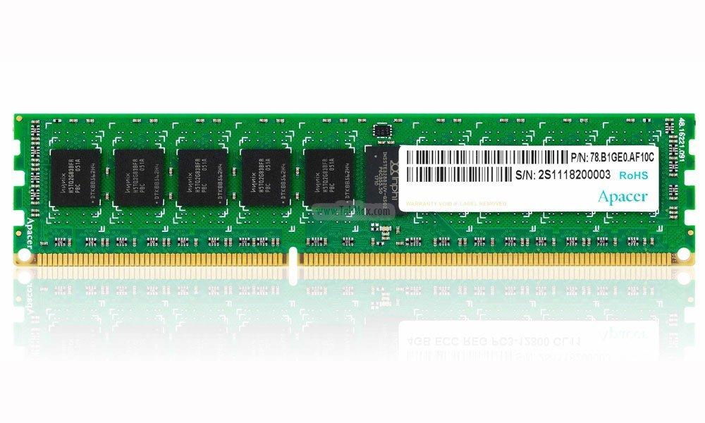 DDR3 1600MHz (PC3-12800) 8GB UDIMM CL11 512x8 1.5V   (DL.08G2K.KAM) Apacer