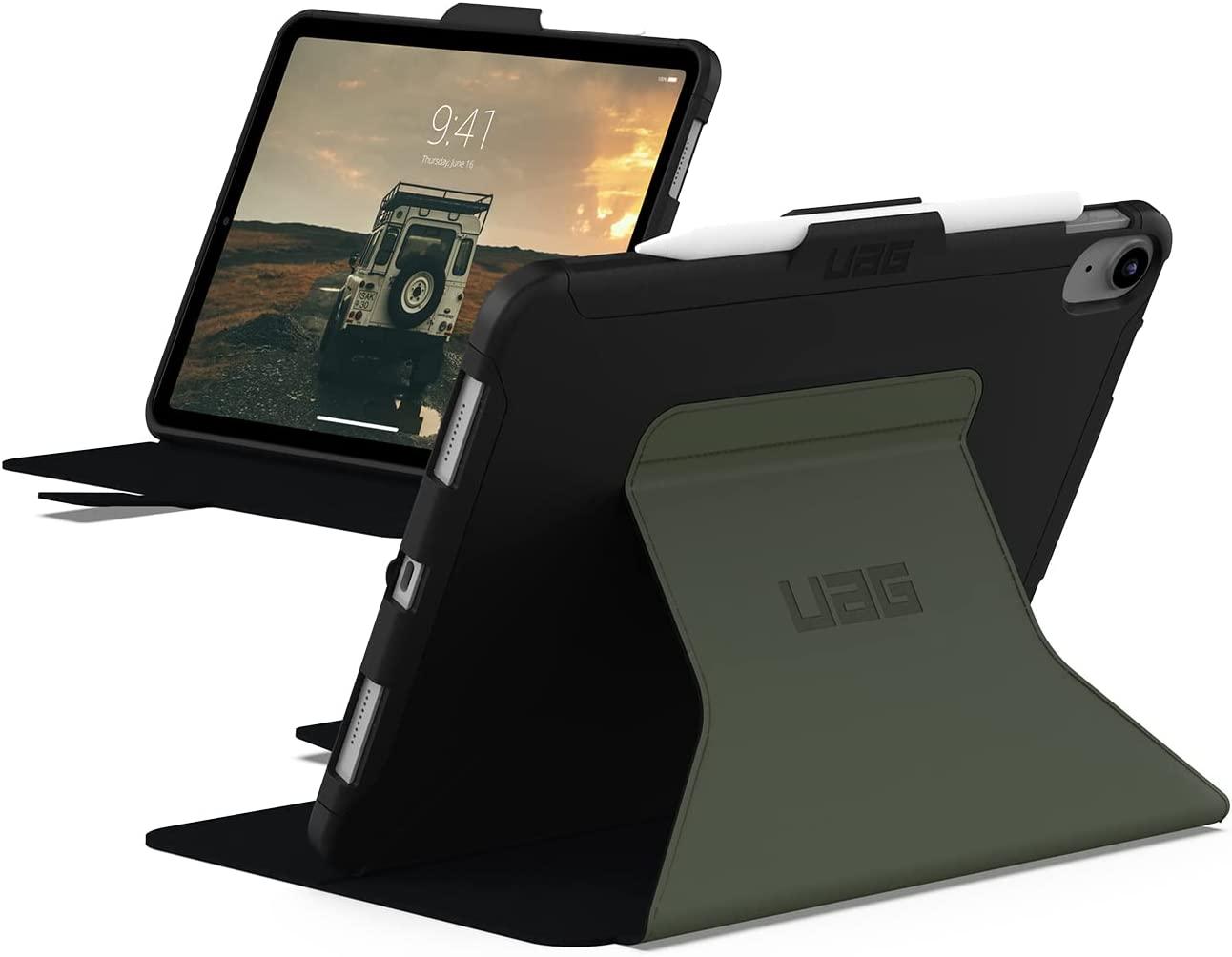iPad 10.9h(10/2022)p SCOUT FOLIO(蒠^) ϏՌP[X ubN/I[u y{K㗝Xiz UAG-IPD10SF-BK/OL