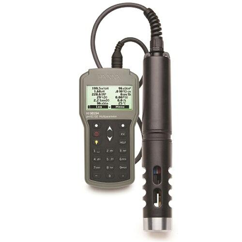 ポータブル多項目水質測定器(pH/ORP/EC/TDS/抵抗率/塩分/DO/°C) HI 98194/10