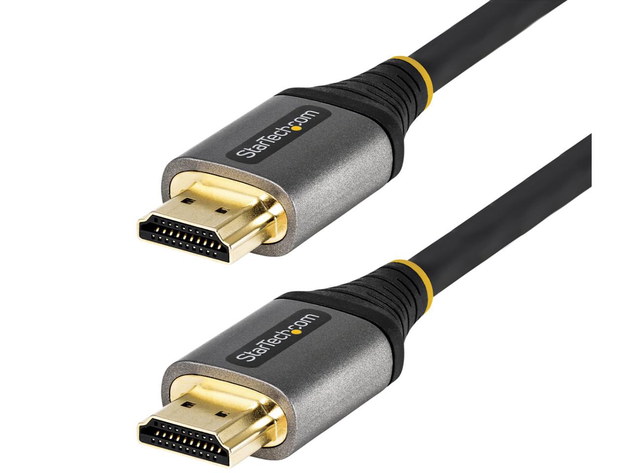 StarTech.com 8KΉHDMI 2.1P[u/50cm/48GbpsΉEgnCXs[hHDMIP[u/8K60Hz  4K120Hz/HDR10 + eARCΉ/HDMIF؃P[u/_TPE핢 HDMM21V50CM