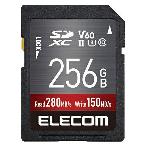 SDXCJ[h/f[^T[rXt/UHS-II/V60/256GB(MF-FS256GU23V6R) ELECOM GR