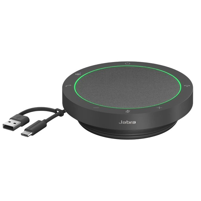 Jabra Speak2 40 Xs[J[tH [Ki] cp}CNXs[J[ ŐVmCYLZO@\ MS Teams/Zoom F Ő[r[tH[~O}CN 50mmtWXs[J[ USB A/USB Cڑ