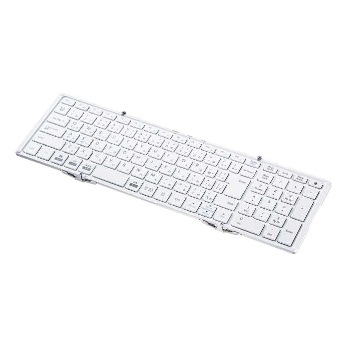 Bluetooth折りたたみフルキーボード(SKB-BT35W)
