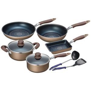 調理器具セット 鍋＆フライパン5点セット(ツール付) (1034374)