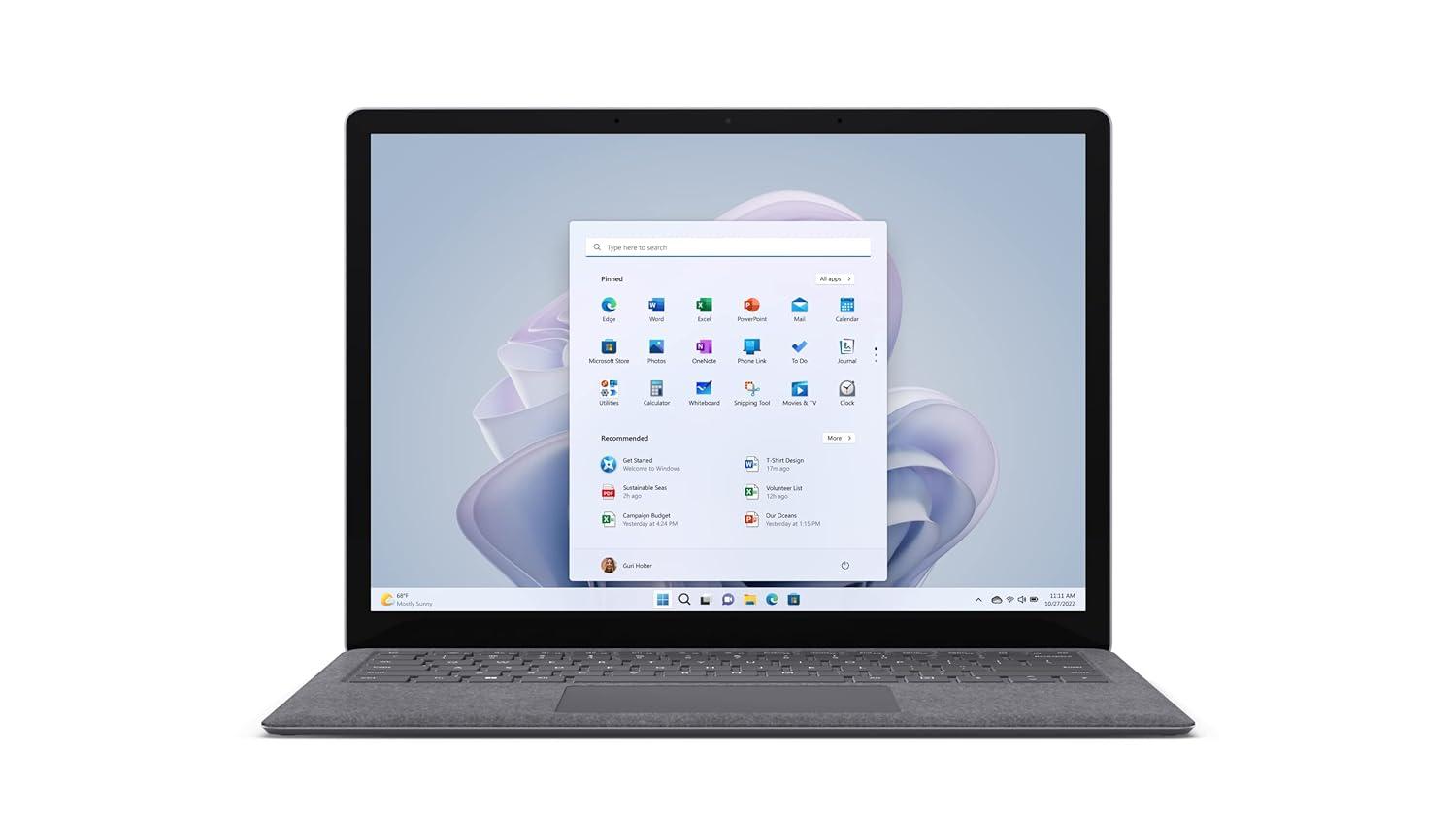 y@lzR8P-00020 }CN\tg Surface Laptop5 Windows 11 Pro 13.5^iC`j Core i5 16GB SSD 512GB WebJL Bluetooth v5.1 1.0`1.5kg Vo[n