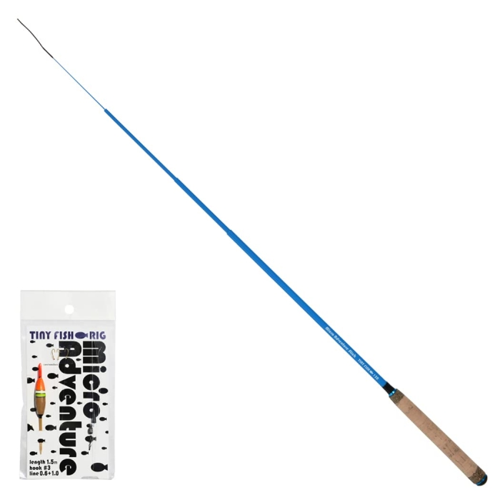 Micro Adventure Stick (}CNAhx`[XeBbN)TINY FISH + RIG 150 CYAN (VA)