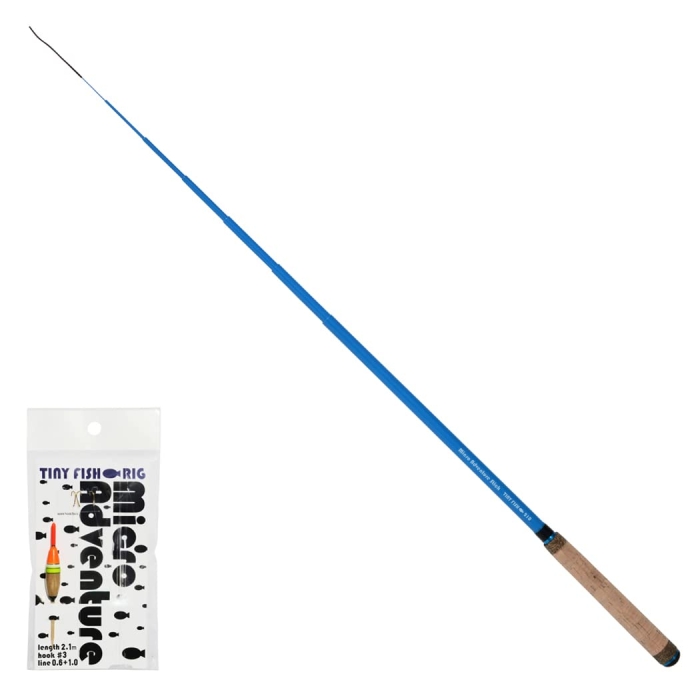 BRIDGE CORP Micro Adventure Stick  TINY FISH+RIG 210 VA CYAN (d|Zbg)