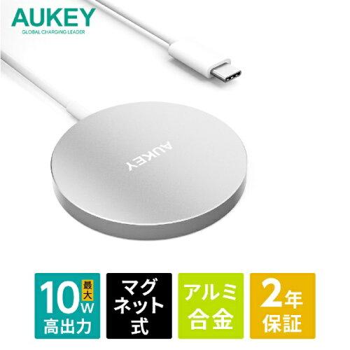 AUKEY LC-A1S-WT CX[d MagSafeΉ Aircore 10W zCg LCA1SWT(LC-A1S-WT) I[L[(AUKEY)