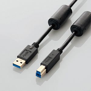 USB3-BF30BK [3m ubN] tFCgRAt USB3.0P[u(A-B)/3.0m/ubN(USB3-BF30BK) ELECOM GR