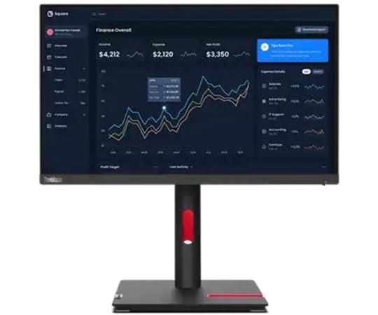 63B2MAR6JP 23.0型 ThinkVision T23i-30 1920×1080 D-sub DisplayPort HDMI ブラック系