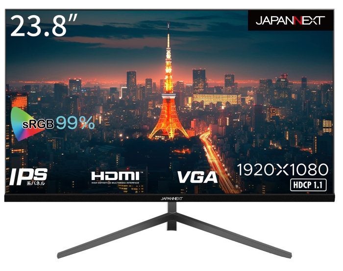 23.8C`IPSpl tHDtj^[ JN-IPS2380FHD-N HDMI VGA sRGB99% JAPANNEXT WplNXg