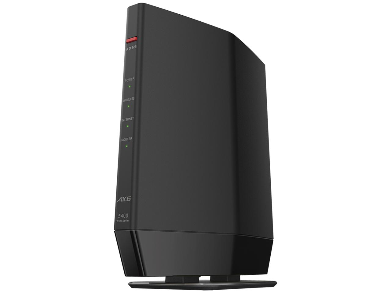 WSR-5400AX6P-BK LANe@11ax/ac/n/a/g/b 4803+573Mbps(WSR-5400AX6P-BK) BUFFALO obt@[