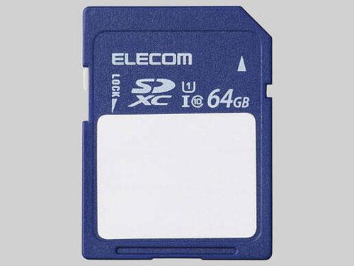 SDXCJ[h/ۑe/P[Xt/UHS-I 80MB/s 64GB(MF-FS064GU11C) ELECOM GR
