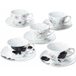 レノマ　コーヒーカップ＆ソーサー５客