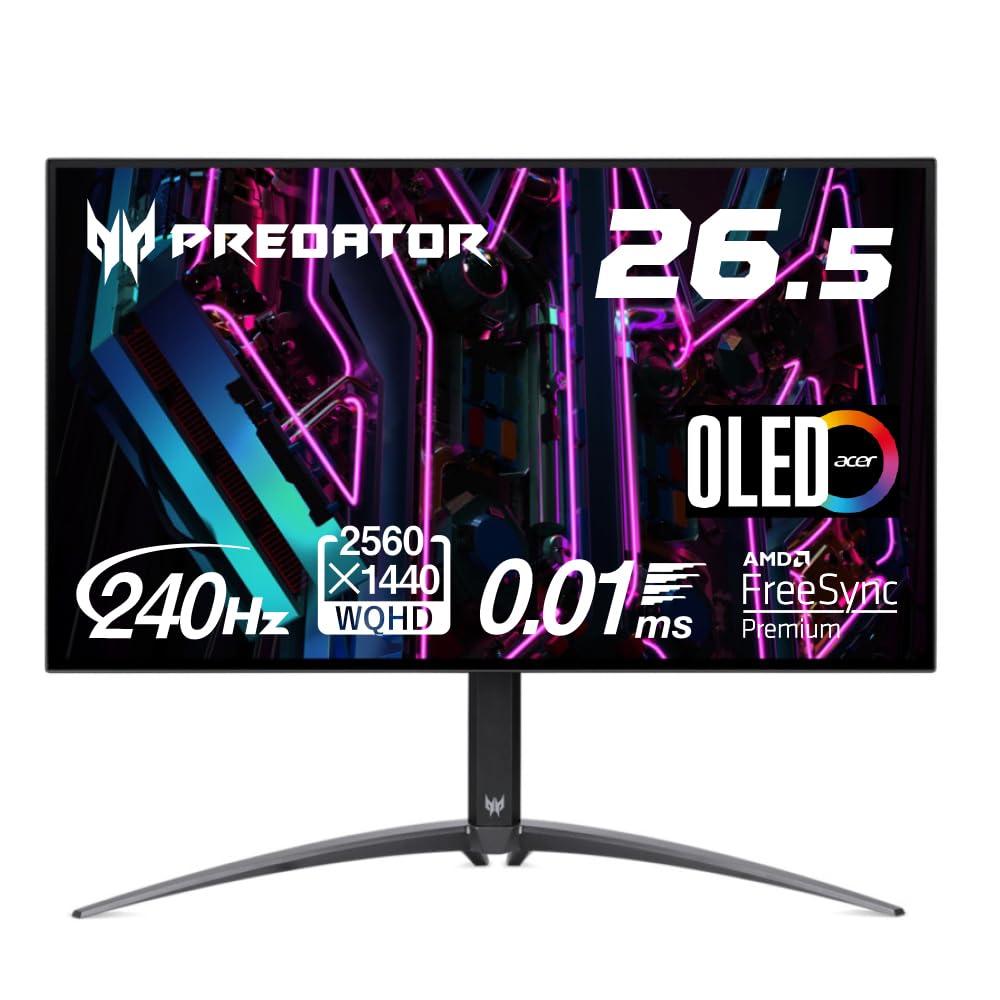 X27Ubmiipruzx 26.5^ Predator X27U L@EL 2560~1080`2880 Xs[J[ DisplayPort1.4 HDMI2.0~2 USB ^CvC ubNn