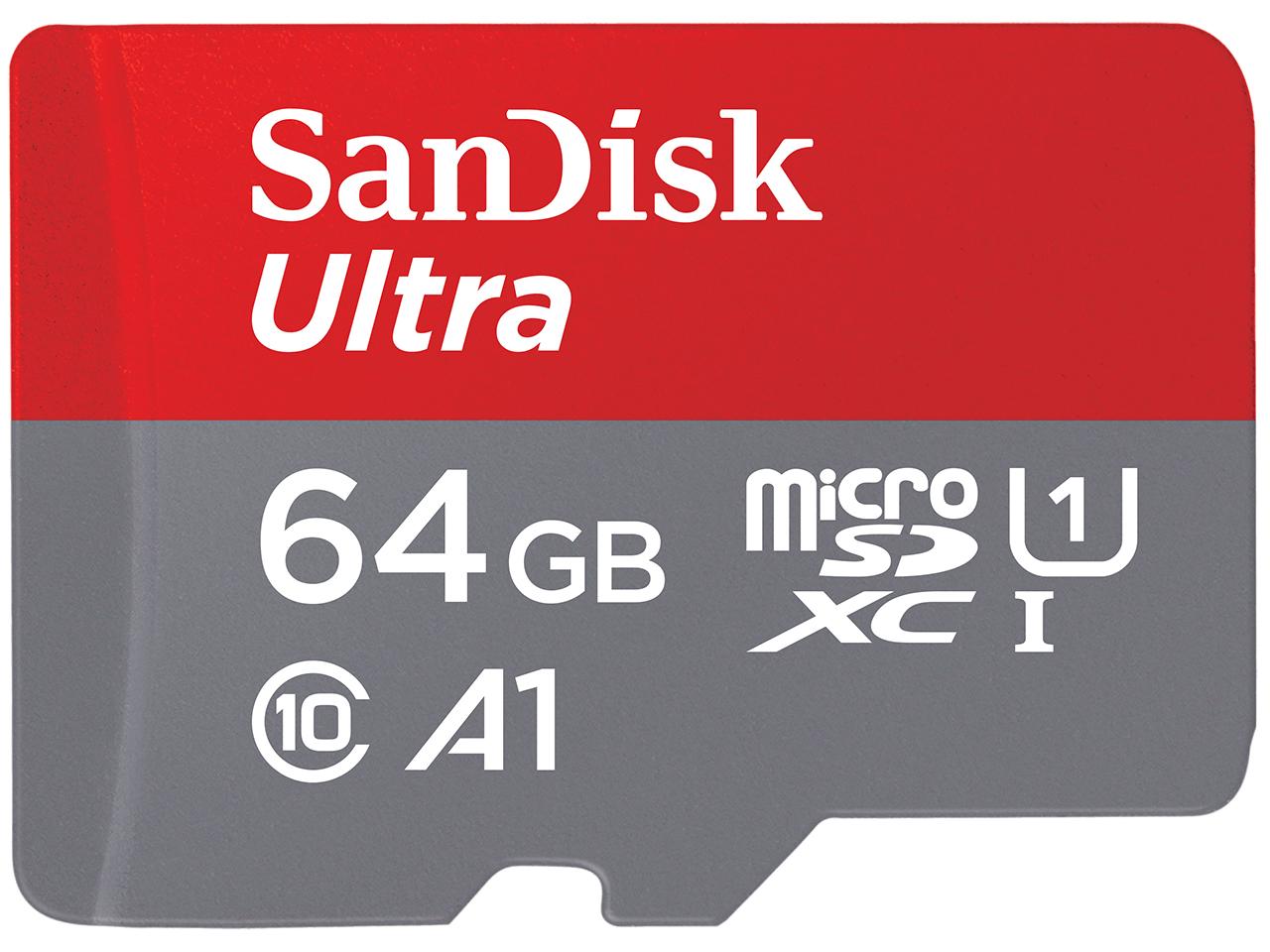 TfBXN Eg microSDXC UHS-IJ[h 64GB(SDSQUAB-064G-JN3MA) SANDISK