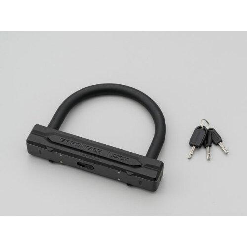 �f�C�g�i �o�C�N�p U�����b�N �ؒf����ɂ��� �����V���b�^�[ LED���C�g�t���L�[1�{�t�� �X�g�����K�[U�����b�N W154/H120mm 32696 �i��:32696