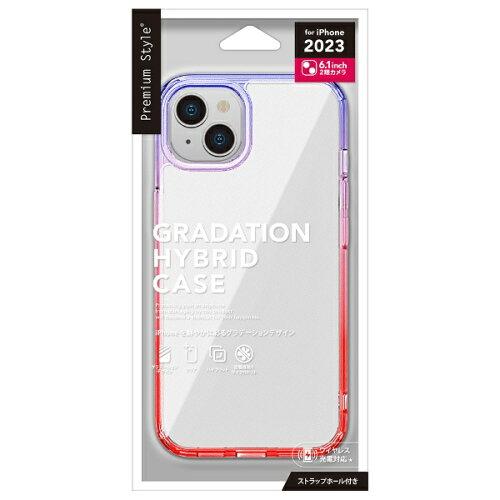 iPhone 15 グラデハイブリケース PP(PG-23APT10PP)