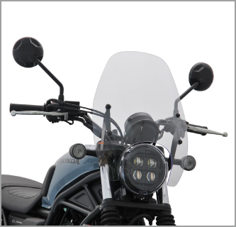 旭風防 アサヒ風防 ショートバイザー スーパーカブC125 HONDA