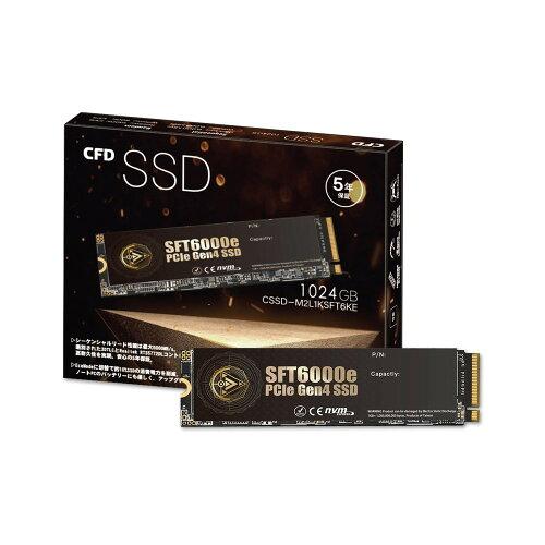 eco[hΉ M.2 NVMeڑ SSD 5Nۏ 1TB CSSD-M2L1KSFT6KE(4988755-066167) CFD V[EGtEf[̔