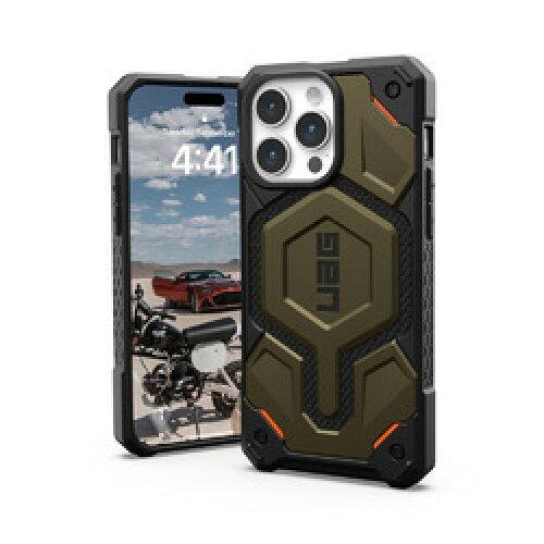 URBAN ARMOR GEAR iPhone 15 Pro Max 2023対応耐衝撃ケース MONARCH PRO MagSafe対応 ケブラーエレメントグリーン 【日本正規代理店品】 UAG-IPH23LA-PMS-KG UAG-IPH23LA-PMS-KG