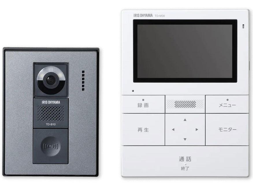 テレビドアホン TD-SM3010T-WSH ホワイト/ガンメタリック