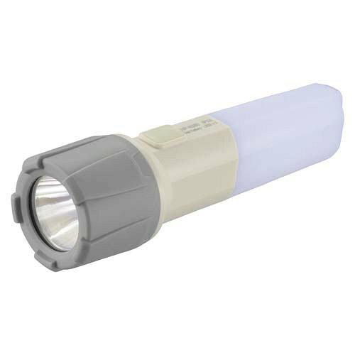 LEDトーチ＆ランタン(蓄光スイッチ/トーチ260 lm、ランタン160 lm/単4形×3本使用/IPX4) LHP-N260-W
