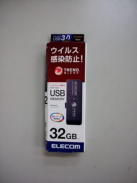 yAEgbgz USB3.0/gh}CNECX΍/32GB/ubN(MF-TRU332GBK) ELECOM GR