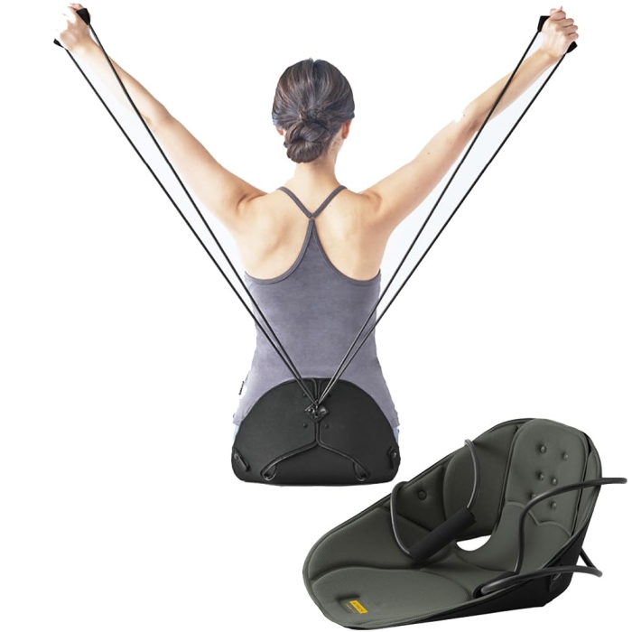 ストレッチ用品 肩甲骨ストレッチチェア― aimani ディープグリーン AHC020-G