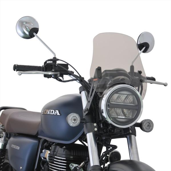 ECJOY!】 旭風防 C125-08 ショートバイザー HONDA スーパーカブ