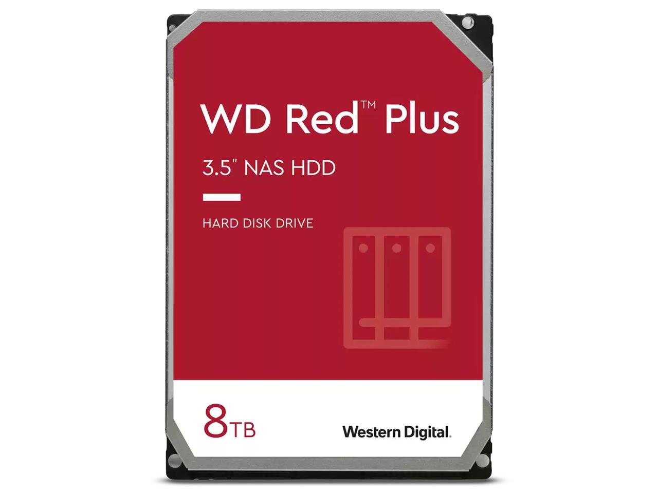 WD Red Plus NASn[hfBXNhCu3.5C`(WD80EFPX)