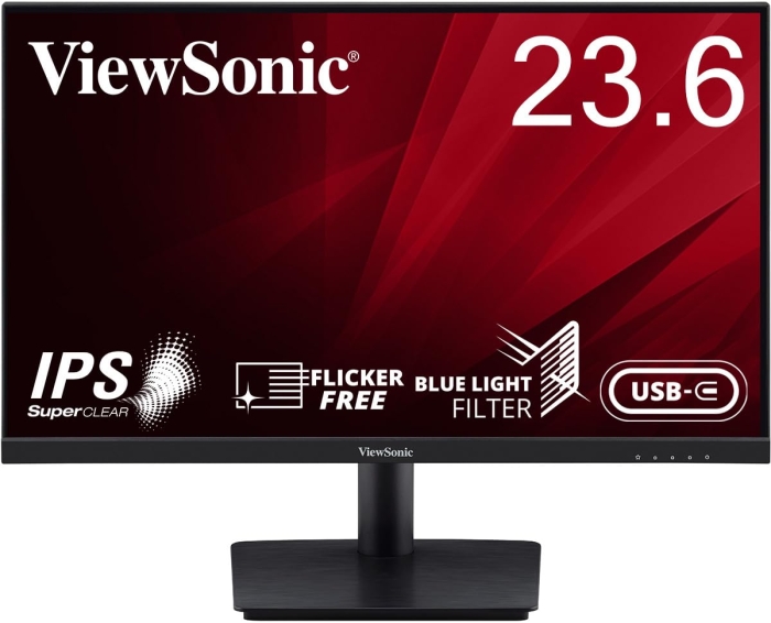 VA2409-MHU-7 23.6^ ChtfBXvC tHD IPSpl `g 1920~1080 Xs[J[ D-sub HDMI1.4 USB ^CvC ubNn