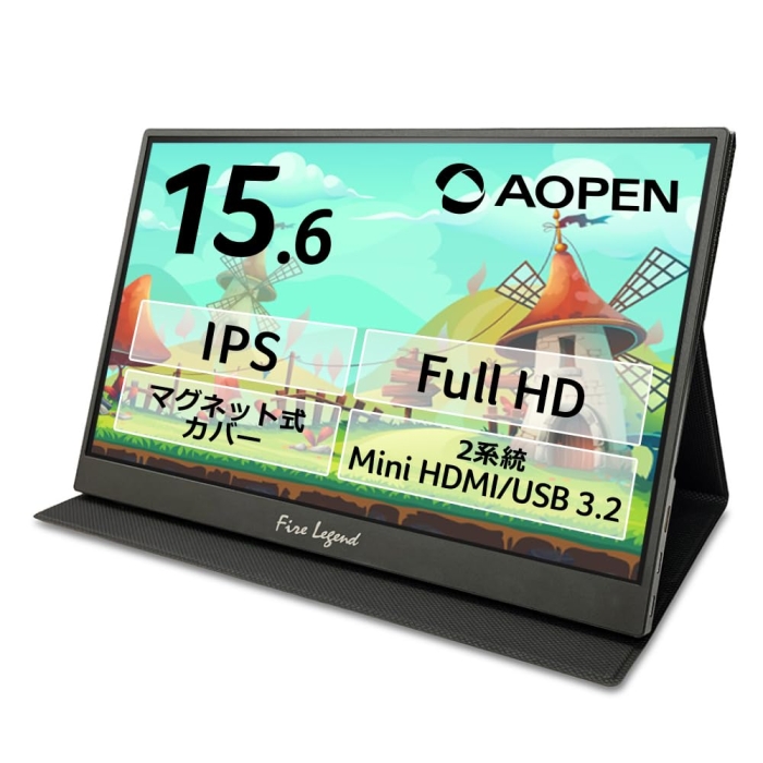 16PM1QBbmiuux 15.6^ tfBXvC(IPS//tHDA16:9*1/250/4ms/Mini) 1920~1080 Xs[J[ miniHDMI USB ^CvC~2