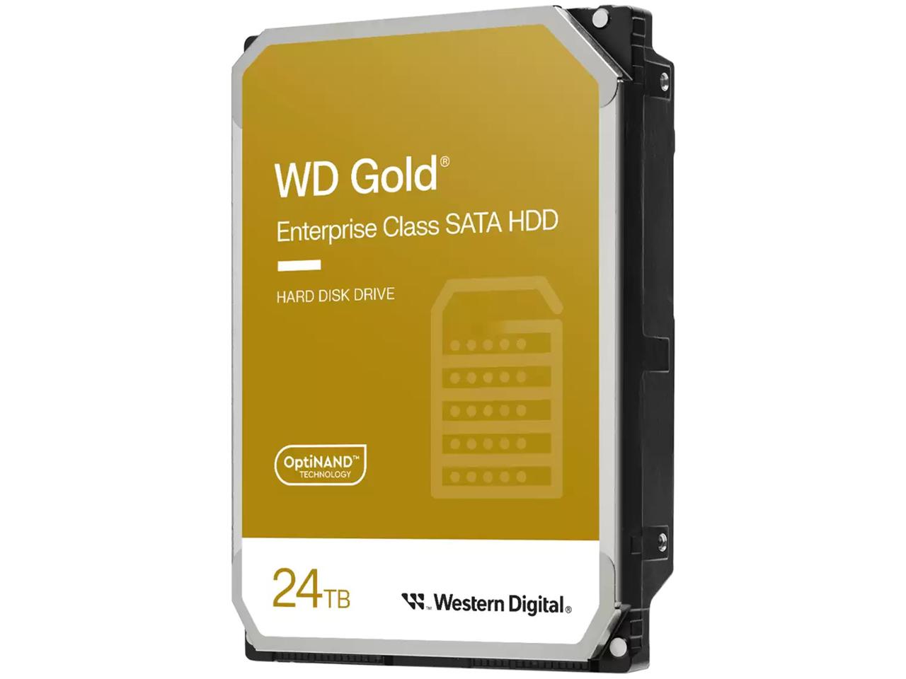 WD Gold HDD SATA6Gb/s 512MB 24TB 7200rpm 3.5inch CMR WD241KRYZ(WD241KRYZ) WESTERN DIGITAL