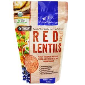 VFtY`CX I[KjbN ԃY bheB 500g Organic Red Lentils (RLENTILORG)