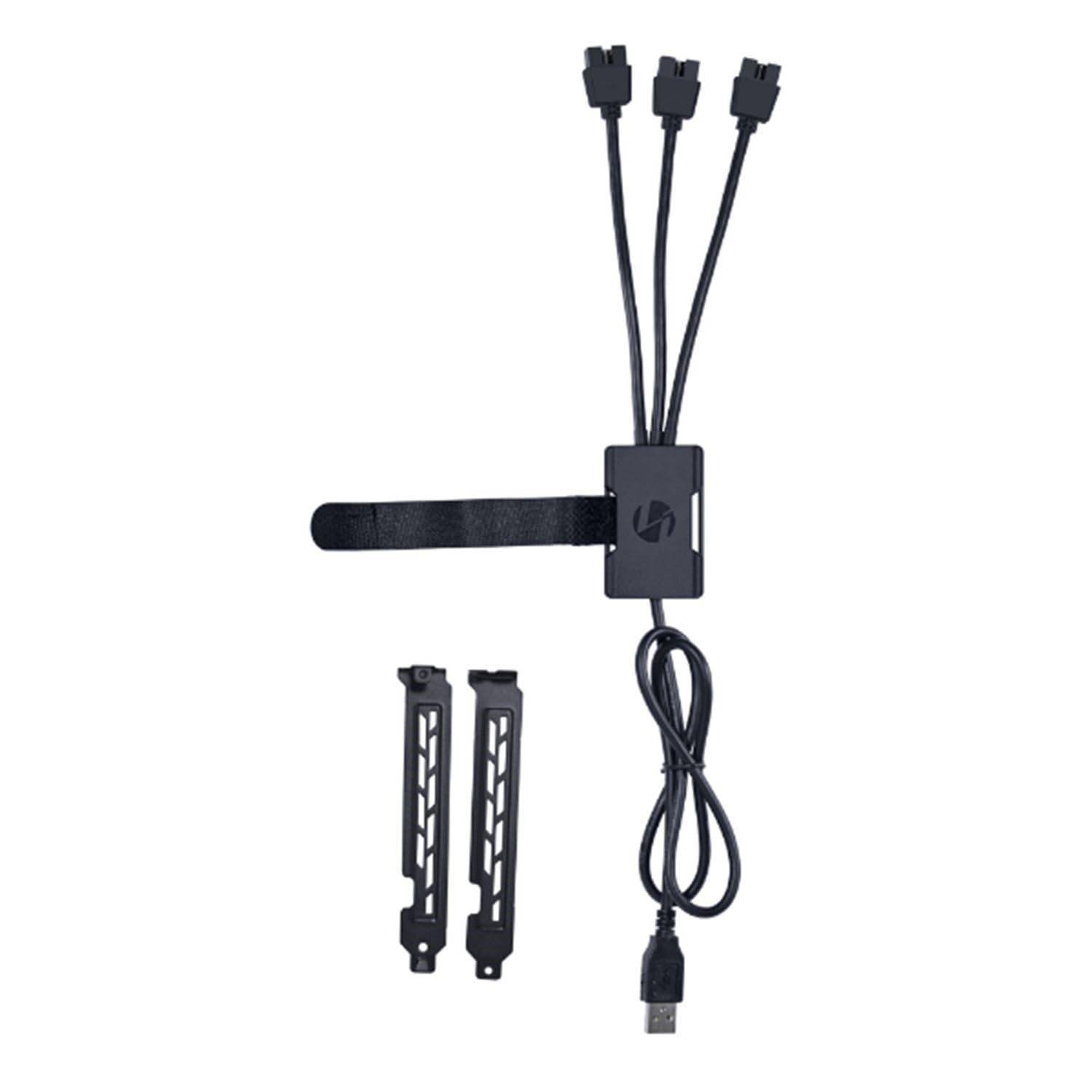 LL-USB2.0 TypeA 1-to-3 HUB BK