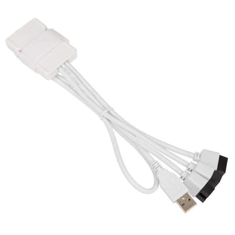 LL-USB2.0 TypeA 1-to-3 HUB WT