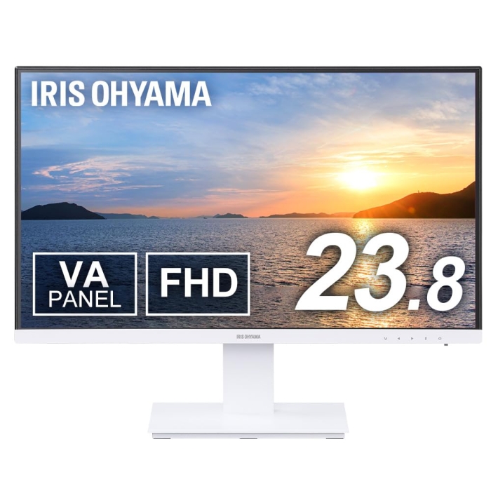 ILD-D23FHH-W 23.8型 液晶ディスプレイ 1920×1080 D-sub HDMI ホワイト系