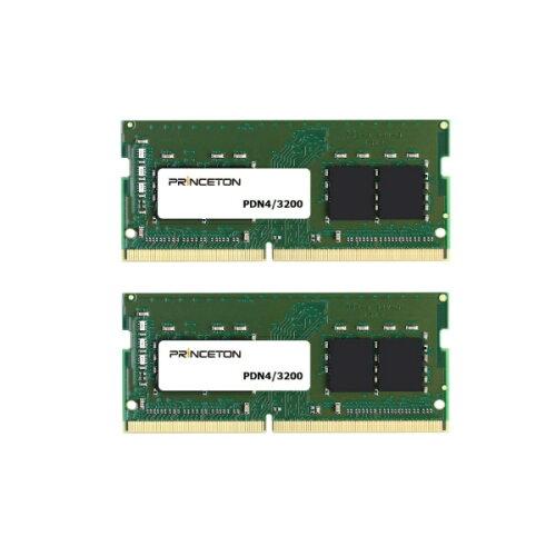 PDN4/3200-32GX2 64GB (32GB 2g) DDR4-3200 260PIN SODIMM(PDN4/3200-32GX2) PRINCETON vXg