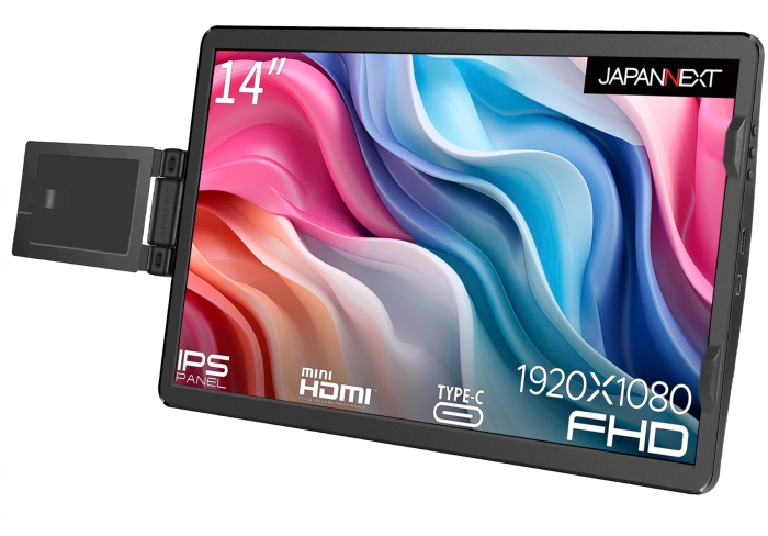 JN-MDO-IPS140FHD 14.0^ tfBXvC 1920~1080 Xs[J[ miniHDMI USB ^CvC ubNn