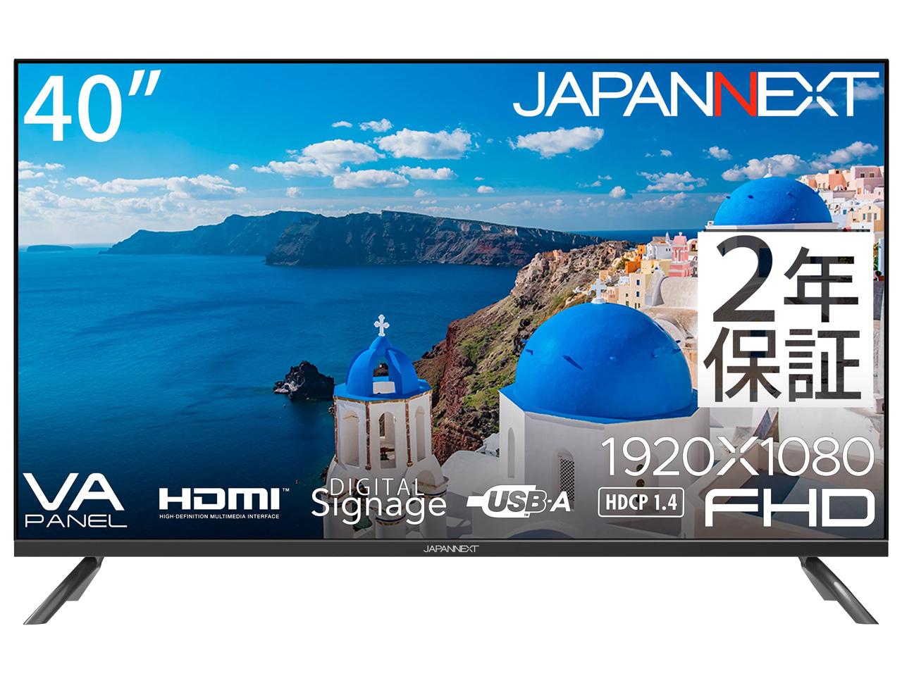 JN-V40TFHD-U-H2 40.0^ tfBXvC 1920~1080 Xs[J[ HDMI1.4~2 R|Wbg ubNn JAPANNEXT WplNXg