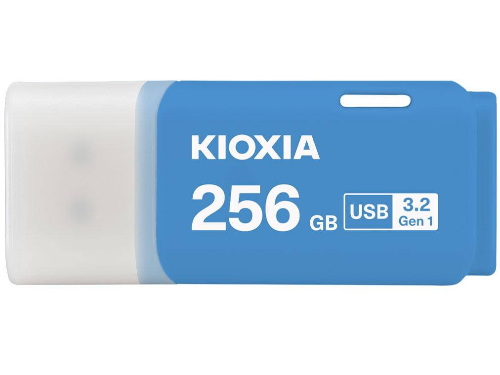 KIOXIA KUC-3A256GML USBメモリ TransMemory U301 256GB Type-Aコネクタ Win/Mac対応 キャップ式 ブルー(KUC-3A256GML)