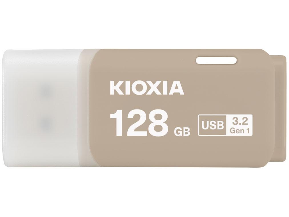 KIOXIA KUC-3A128GH USBメモリ TransMemory U301 128GB Type-Aコネクタ Win/Mac対応 キャップ式 ウォームグレー(KUC-3A128GH)