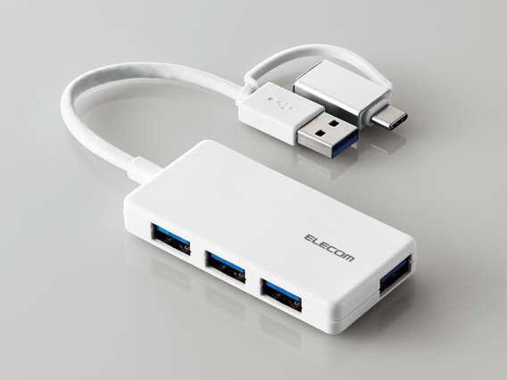 USBHUB3.0/Type-CϊA_v^t/4|[g/zCg(U3H-CA4004BWH)