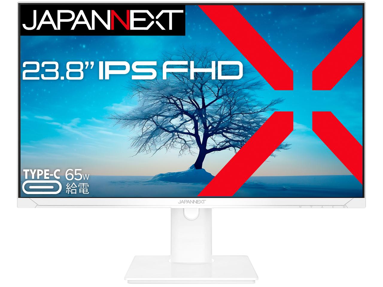 JN-IPS2381FHDR-C65W-HSP-W 23.8^ tfBXvC 1Nۏ 1920~1080 Xs[J[ DisplayPort1.2 HDMI1.4 USB ^CvC zCgn