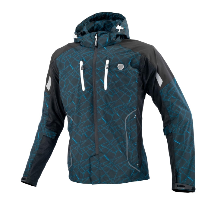 JK-1123 P HALF MESH PARKA GENRI C.BK M 07-1123 NbVubN TCY:M