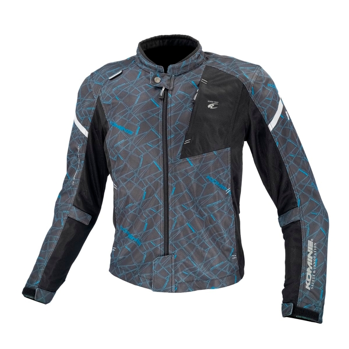 JK-1283 P FULL MESH JACKET C.BL/BK M 07-1283 NbVu[ubN TCY:M