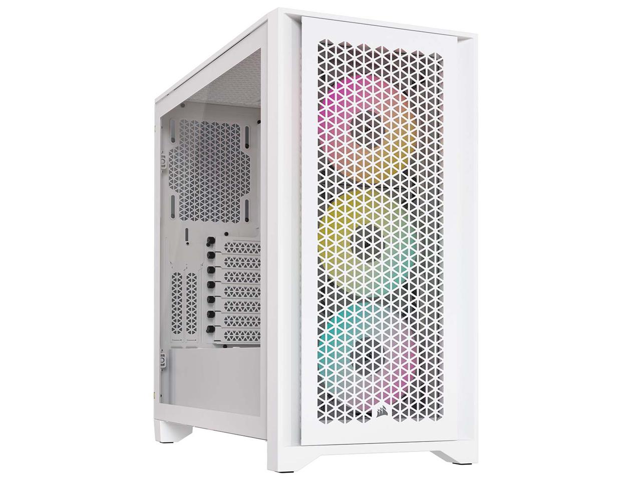 iCUE 4000D RGB Airflow Mid-Tower, True White   (CC-9011241-WW)