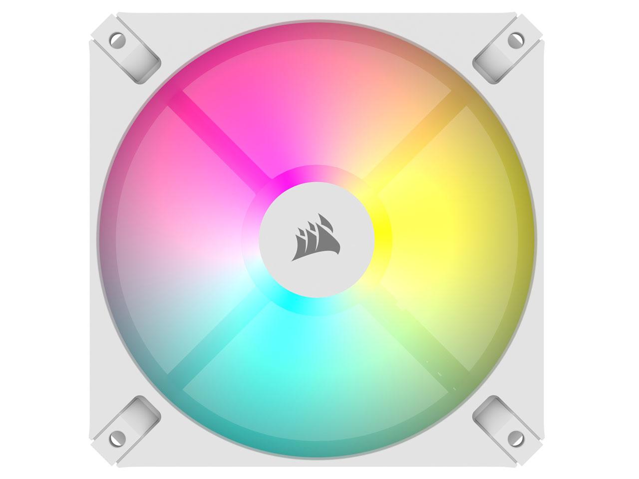 AR120 RGB White ARGB/iCUE Single Pack   (CO-9050168-WW)